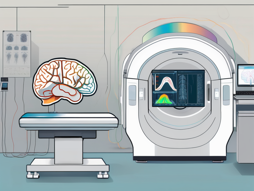 A functional mri (fmri) machine next to a traditional mri machine